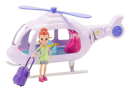 Polly Pocket Core Helicóptero De Aventuras Set De Juego