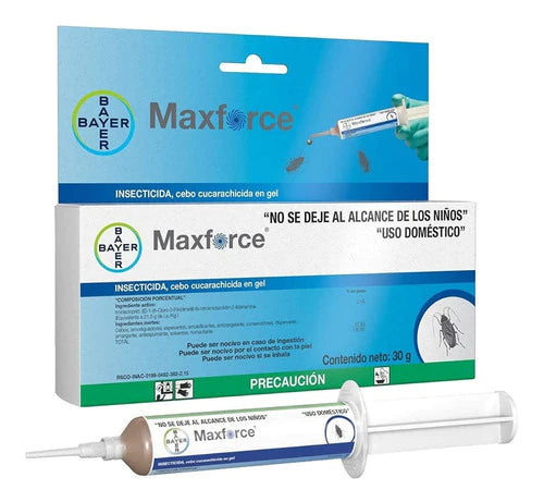 Maxforce Bayer 30 Gr Mata Cucarachas Max Force Envío Gratis