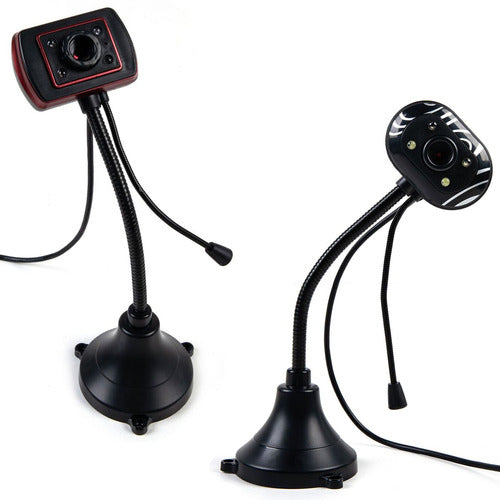 Webcam Usb 2.0 Sin Controlador 480p Con Micrófono Portátil