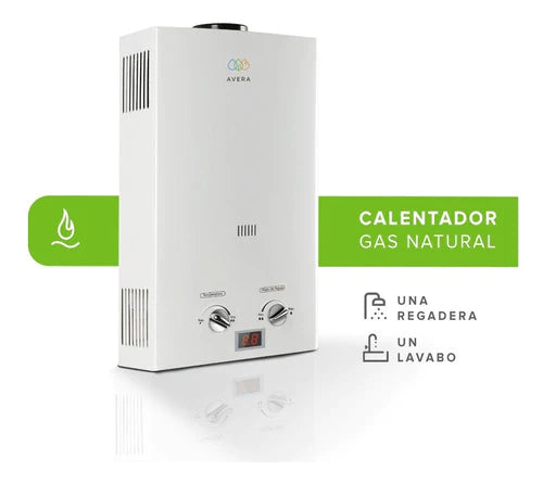 Calentador De Agua 1.5 Servicios. Avera C8lnat. Gas Natural.