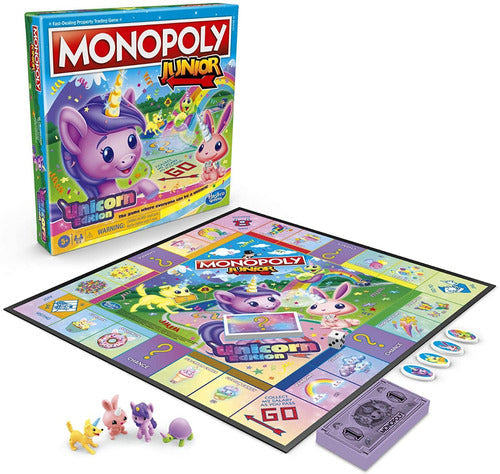 Divertidisimo Juego  Mesa Monopoly Junior Edición Unicornio