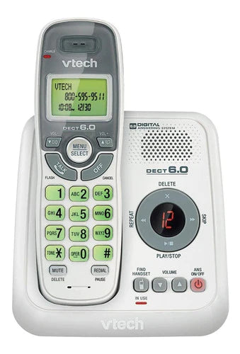 Teléfono Inalámbrico Vtech Cs6124 Blanco