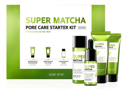 Some By Mi Super Matcha Pore Care Starter Kit 4piezas Mini