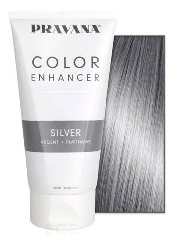 Mascarilla Color Enhancer Silver - Platinado Pravana 148 Ml
