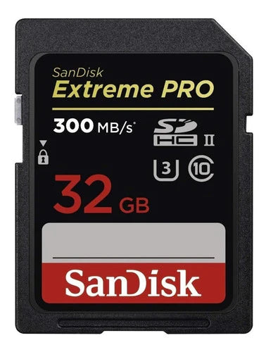 Tarjeta De Memoria Sandisk Sdsdxpk-032g-gn4in  Extreme Pro 32gb