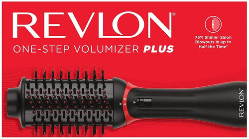 Revlon One-step Plus Secador Y Voluminizador Negro, Grande