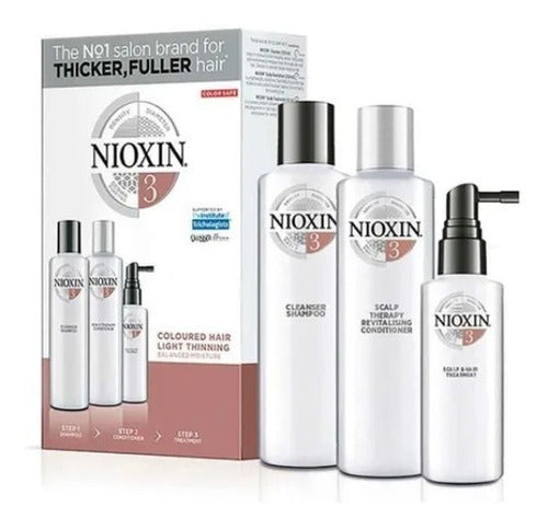 Nioxin® Kit 3 Para Cabello Teñido Con Caida De Cabello