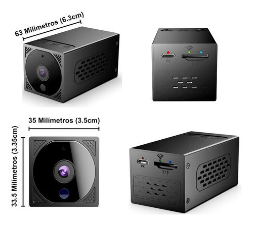 Mini Camara Espia Oculta 1080p Detección Movimiento Batería