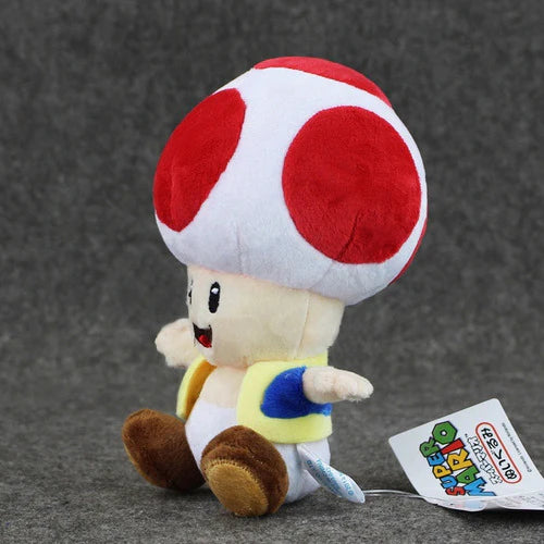 Peluche Toad Rojo De 17 Cm Nintendo Mario Bros Envio Gratis