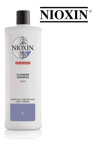 Nioxin 5 Cleanser Shampoo Anticaida 1000ml Tratado Quimicos