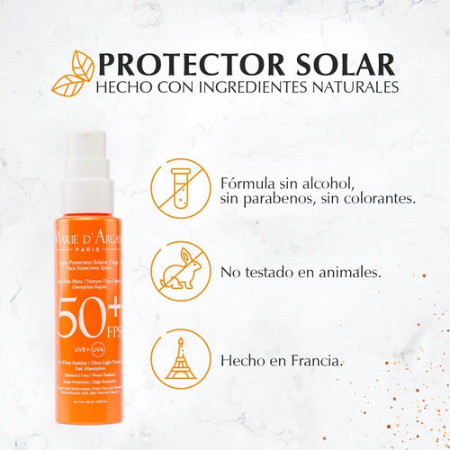 Bloqueador Solar Spray Fps 50+ Vitamina E Aloe Vera