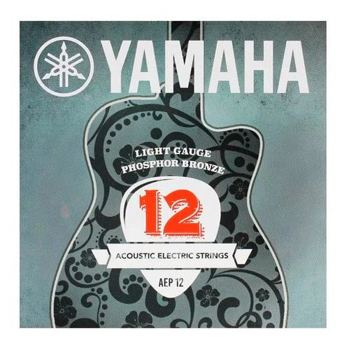 Cuerdas Yamaha Aep-12 De Acero Para Guitarra Electroacústica