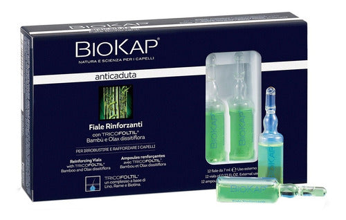 Biokap - Tratamiento Ampolletas (x12) - Caída Del Cabello