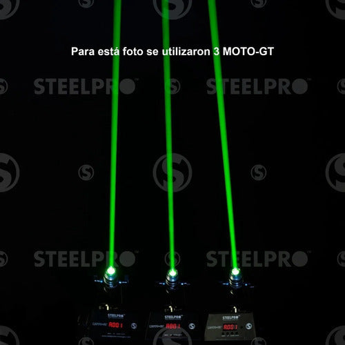 Laser Verde 80mw Motorizado Dmx  Steelpro Moto-gt