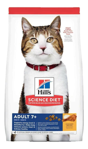 Alimento Hills Adulto +7 Gato 1.8kg
