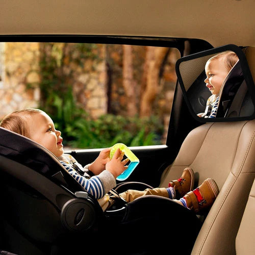 Espejo Para Bebé Retrovisor Para Auto Extra Grande Redlemon