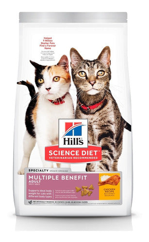 Alimento Hill's Multi Benefit Para Gato Adulto De 7.0 Kg