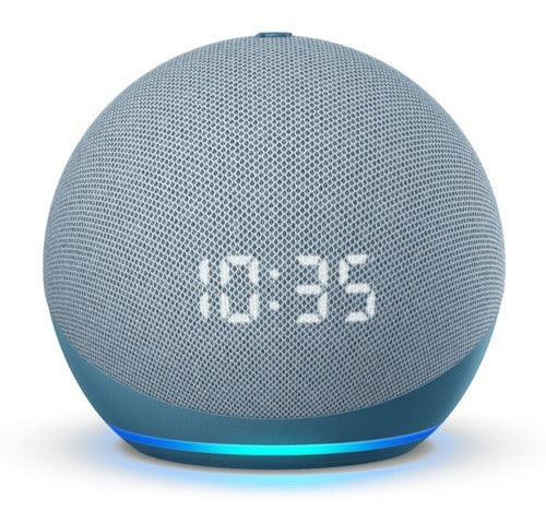 Asistente Amazon Echo 4th Reloj Bocina Inteligente Alexa