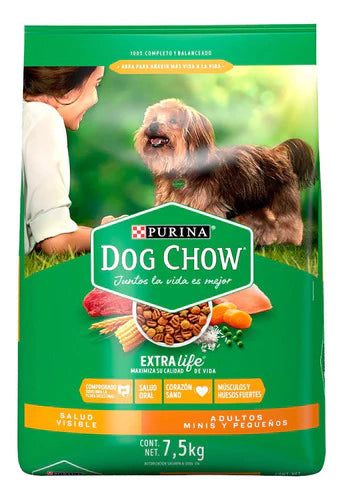 Alimento Dog Chow Salud Visible Perro Adulto Raza Peq 7.5kg