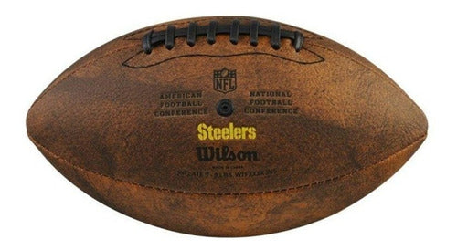 Balon Americano Retro Nfl Pittsburg Steelers Wilson
