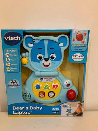 Vtech Bear's Baby Laptop Juguete Bebé Original