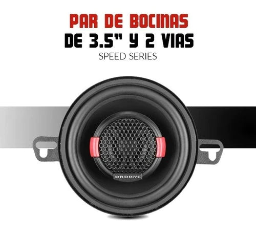 Set De Bocinas Db Drive S3.5 150w / 40w 2 Vías 3.5 Pulgadas
