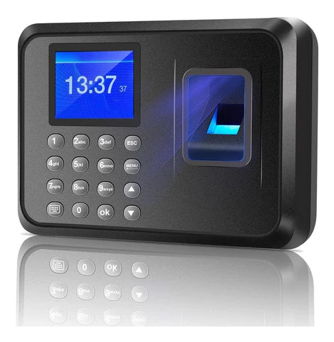 Reloj Biométrico Con Lector De Huella Memoria 1000 Huellas
