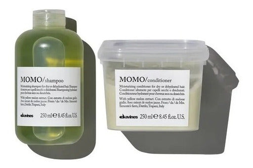 Davines Momo Kit Shampoo Y Conditioner Hidratación Profunda