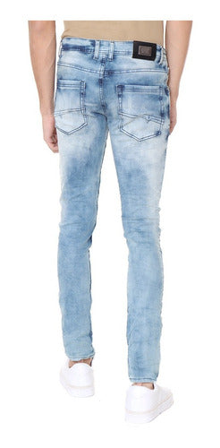 Jeans Pantalon De Hombre De Mezclilla Slim Fit