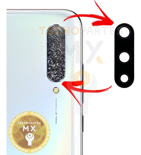 Lente Cristal Refacción De Cámaras Para Xiaomi Mi 9 Lite
