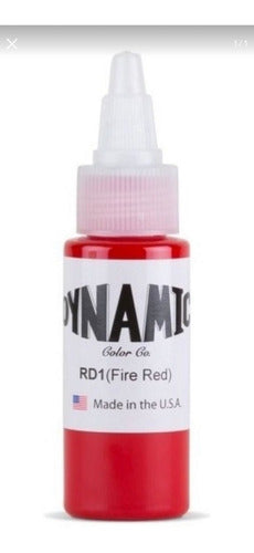 Tinta Dynamic Ink Color Rojo Fire Red 1 Oz