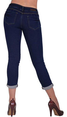 Jeans Moda Mujer Stfashion Indigo 51003810 Mezclilla Stretch