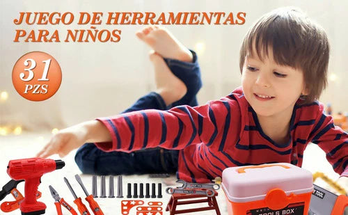 Juego De Herramientas De Juguete Para Niños 30+ Pzs