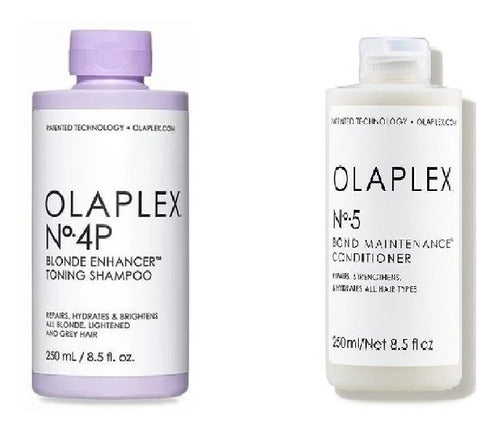 Olaplex Kit No. 4p Blonde Shampoo Y No. 5 Acondicionador