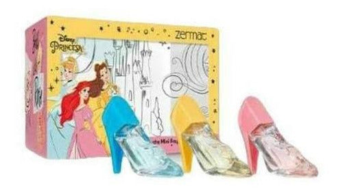Set De Fragancias, 3 Zapatillas Princesas Disney