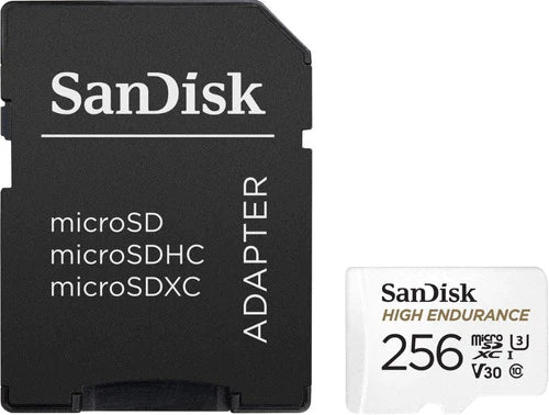 Memoria Microsd Xc 256gb Sandisk High Endurance Dash Cam 4k