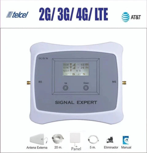 Amplificador De Señal Celular Telcel Att H H+ 3g 4g Lte