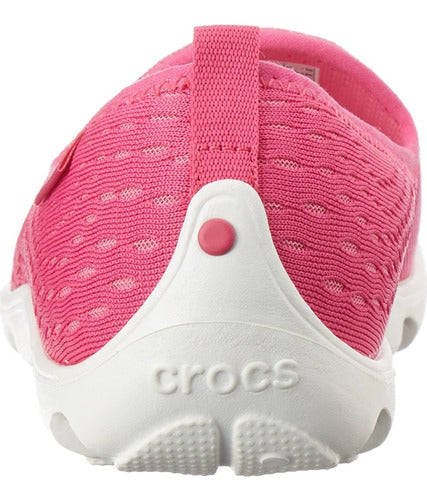 Crocs Zapatos Tipo Tenis, Mujer, Originales Nuevos Rosas T24