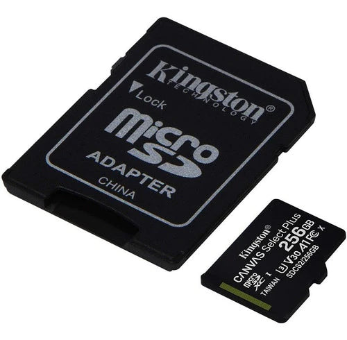 Memoria Kingston Micro Sd Sdxc 256gb Clase 10 + Adaptador Sd