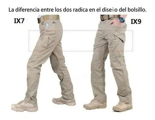 Pantalón Táctico Militar Policía Impermeable Ix7, Ix9