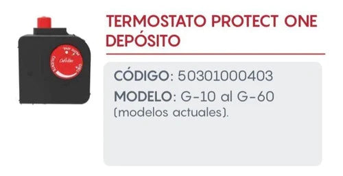 Termostato Calorex Protect One Deposito  50301000403