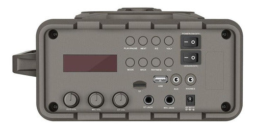 Amplificador 350w Bluetooth/recargable/portátil | Amp-022bt