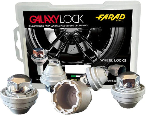 Set 4 Tuercas Seguridad Galaxylock  Mazda 6 2019-2020 Ha13/m