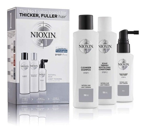 Nioxin® Kit 1 Para Caída Del Cabello 3 Productos