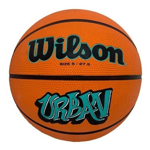 Balon Basquetbol Urban #7 Hule Naranja Wilson