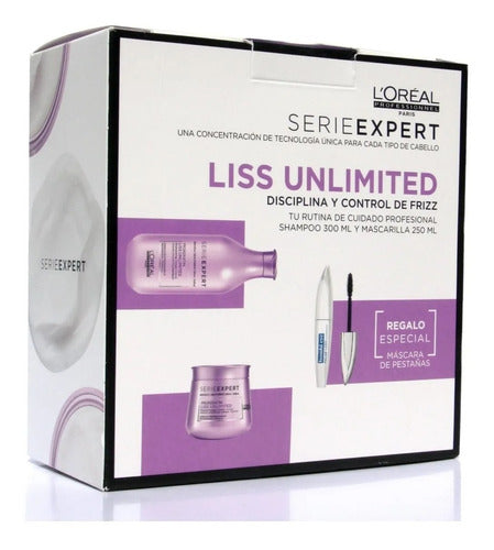 Loreal Serieexpert Kit Liss Unlimited Shampoo Y Mascarilla