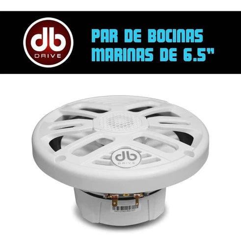 Par De Bocinas Marinas De 6.5 PLG Db Drive Aps6.5 250w / 90w