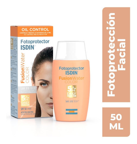 Isdin Fotoprotector Facial Fusion Water Color Spf 50, 50 Ml