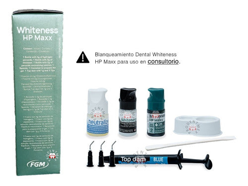 Blanqueamiento Dental Whiteness Hp Maxx Mini Kit 1 Paciente