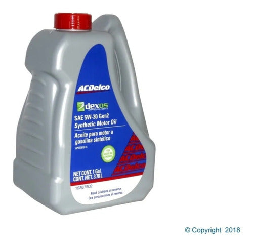 Aceite Acdelco 5w30 Sintetico Dexos2 3.78l Original